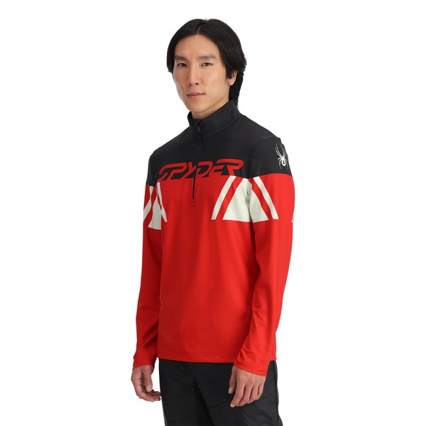 Spyder Men's Podium Half Zip T-Neck Ski Base Layer