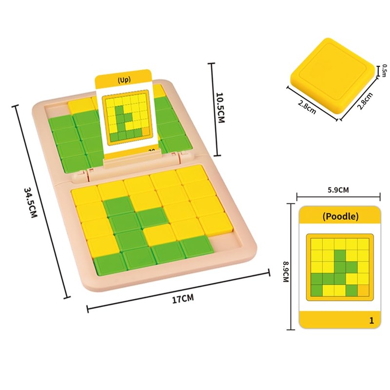 EACHHAHA Rubik's Cube Game Magic Block Game Board Game for