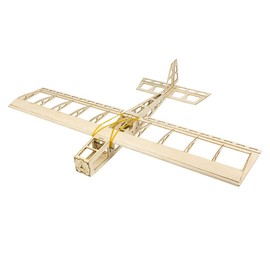 VilogaRC Balsa Wood Airplane R03 STICK-06 Model Aircraft, 580mm Wingspan Laser Cut Unassembled Flying Model Aircraft to Build, DIY RC Airplane Kit for Adults Beginners (KIT+Motor+ESC+Servos+Covering)