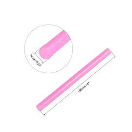 uxcell Mini Hot Glue Sticks for Glue Gun 0.27-inch x 4-inch Dark Pink Glitter 10pcs