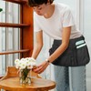 Rexmica Waitress Apron with Multiple Pockets, Server Apron Half Apron