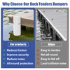 Dock Bumper Fender, Inflatable Protection - Heavy Duty Boat Dock