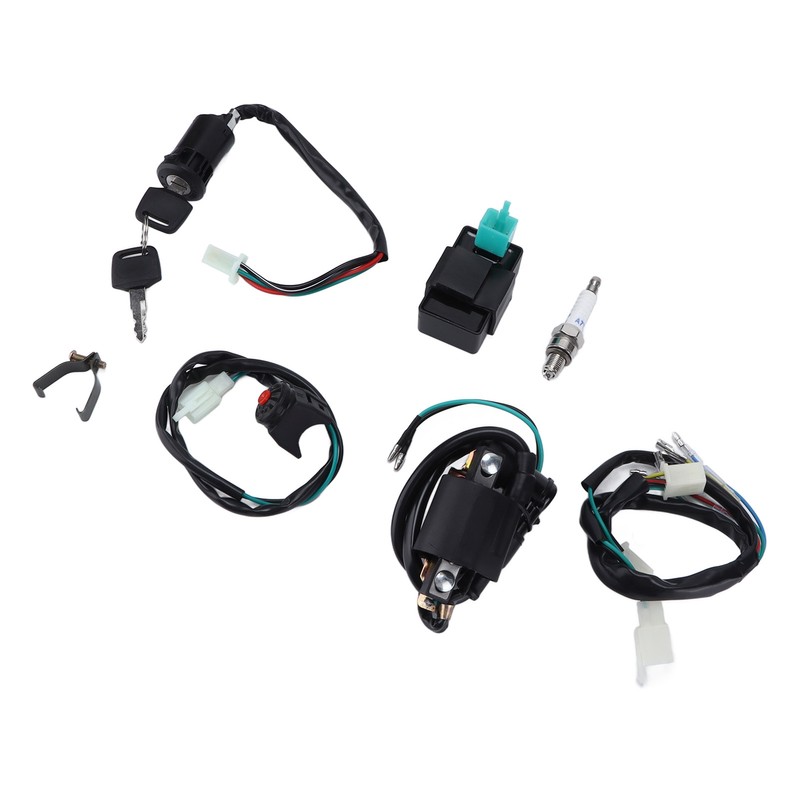 Kill Switch Ignition Coil CDI Spark Plug Wiring Harness Kit