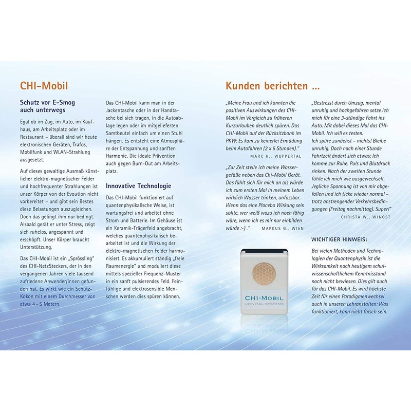 CHI-Mobil - Electrosmog Shielding - Radiation Protection for On the