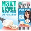 SMILE SAVER 360° * BRACES BRUSH * 3-Sided Toothbrush *