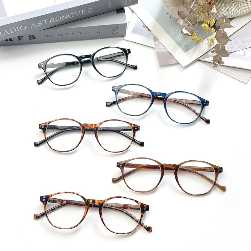 NORPERWIS 5 Pairs Reading Glasses - Standard Fit Spring Hinge