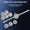110 PCS Metric Tap and Die Set, M2-M18 Rethreading Kit