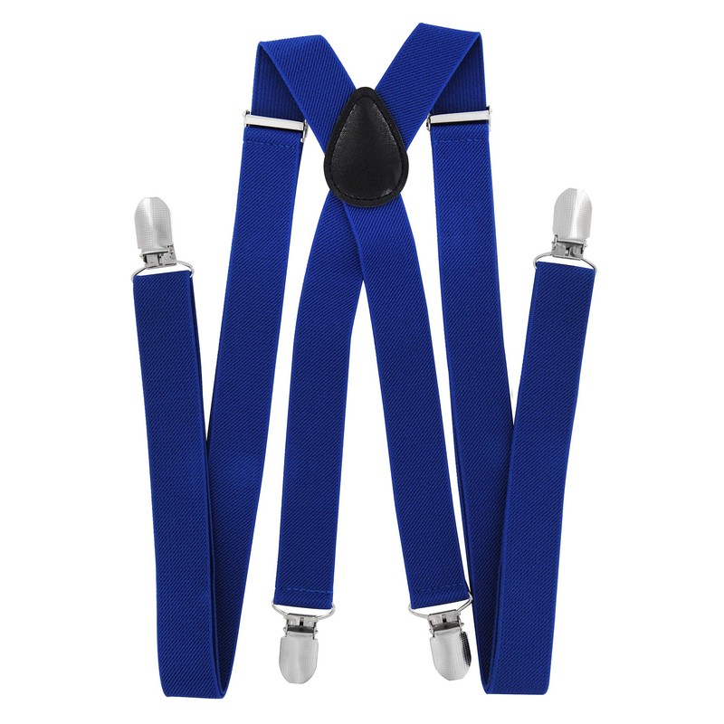 axy Men's Braces with Bow Tie - 4 Strong Clips