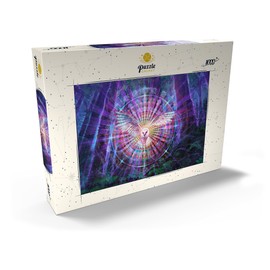 MyPuzzle Mystical Owl in Geometric Dream World - Spiritual Art - Premium 1000 Piece Puzzle - MyPuzzle Special Collection by Puzzle Galaxy