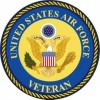 AIR FORCE VETERAN BUMPER STICKER LAPTOP STICKER ROUND WINDOW STICKER