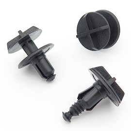 VVO Fasteners Plastic Windscreen Cowl or Scuttle Panel Clip, Black (Pack of 10)