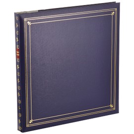 Pioneer Photo Albums 300-Pocket Post Bound Leatherette Cover Photo Album, 3.5 x 5.25 Inch Prints, Bay Blue