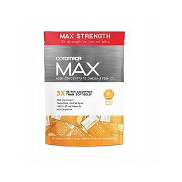 Max High Concentrate Omega-3 Citrus Burst 30 Count