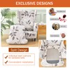 NILUOH Wingback Chair Slipcovers 2-Piece Stretch Spandex Wing Chair Covers