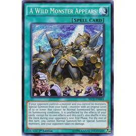 YU-GI-OH! - A Wild Monster Appears! (SECE-EN064) - Secrets of Eternity - 1st Edition - Secret Rare