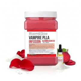 Bloom&Glow- Mascarilla profesional de gelatina de Vampire PLLA/Mascarilla Facial Vampiro: PLLA, Piel Radiante. 650 gramos