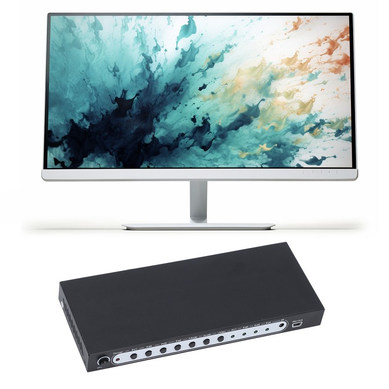 HD Multimedia Interface Quad Multi Viewer Switch 4 in 1