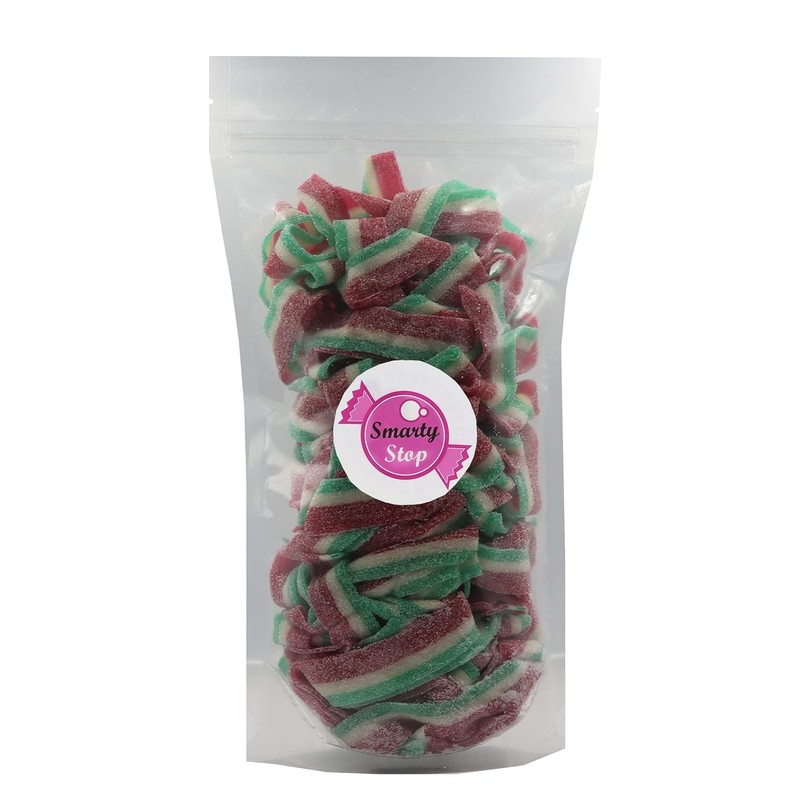 Smarty Stop Every Sour Belts Flavor Gummy Candy 1 Pound