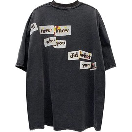 Vamtac Graphic Tees 90s Oversized T Shirts Vintage Hipster Printed Tee Casual Summer Streetwear Top Tshirt Unisex