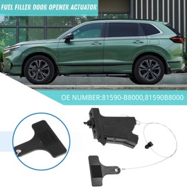 Boxonly Fuel Door Lock Actuator 81590-B8000 Compatible with Hyundai Santa Fe 2013–2018, for Santa Fe XL 2019 – Gas Filler Door Opener with Release Cable, 2-Pin Plug Style