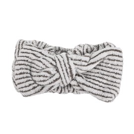 FOMIYES Makeup Headband Striped Bowknot Design Shower Hair Band for Women Comfortable for Face Washing Routine