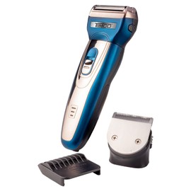 Rasuradora Recortadora Recargable 2 en 1 Afeitadora Cable USBTimco BSK-1609, Azul
