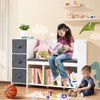 VEVOR Kids Reading Nook Bench, Toddler Bookshelf and Bookcase with