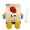 Milk Box Night Lamp Rechargeable LED Night Light Timing Bedside