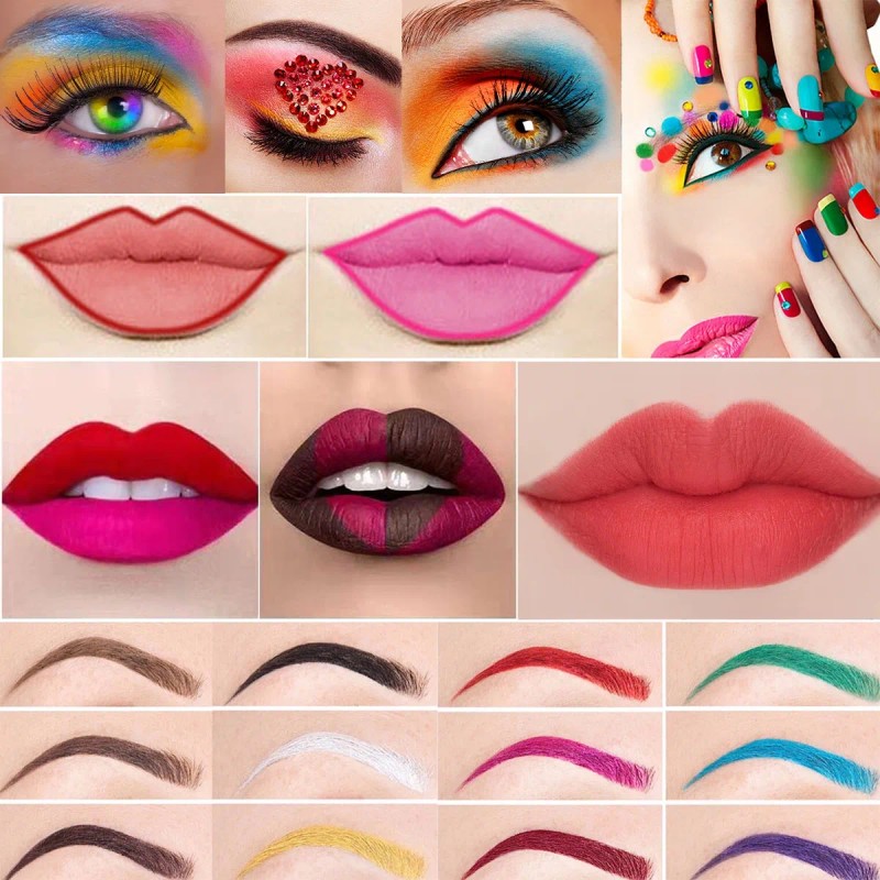 Lápiz Delineador De Ojos De 15pcs Lapiz Para Cejas Tintaline
