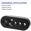 YRAG-PART Rubber Exhaust Hanger,2 PCS 4 Holes Heavy-Duty Insulated Support