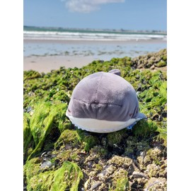 Nemu Nemu Animals 6292275 Soft Toy, Shark Zap, Cuddly Toy, Extra Soft and Cuddly, Soft Toy, Designed in Japan, Cuddly Cushion, Size S, 16 cm