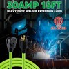 Kanayu 15 ft Welder Extension Cord Compatible with Nema L14-30p
