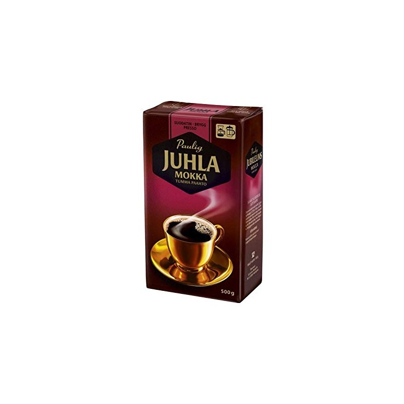 Paulig Juhla Mokka Coffee - Dark Roast 500g, Import of