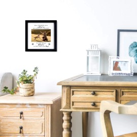 Kcrasan Memorial Picture Frame for Pet Loss Gift - Remembrance Frame for Dog or Cat w...