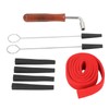 Piano Tuning Tool Temperament Strip Tuner Spanner Silicone Forks Mute