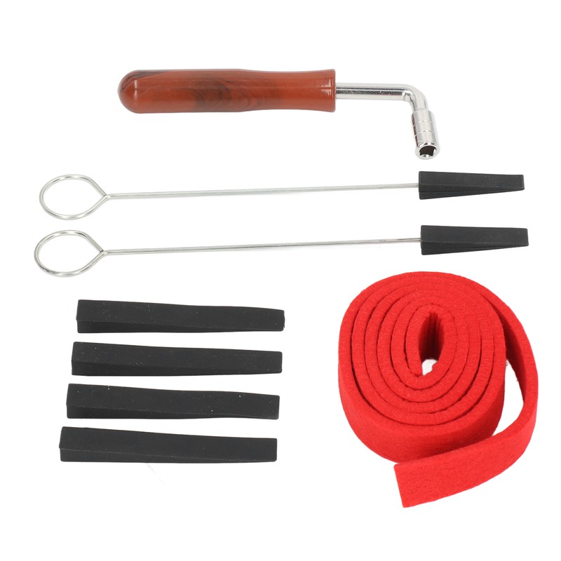 Piano Tuning Tool Temperament Strip Tuner Spanner Silicone Forks Mute