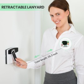 ITOKEY Funny Badge Reel, Drop The Beat Badge Holder, Cute Nurse Name Tag with Retractable Clip, Medical Worker ID Card Holders, Pediatric Nursing Accessories for Nurse Doctor Student Teacher Office