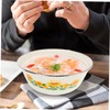 Mikinona Smooth Enamel Bowls with Lids Fresh Keeping Salad Bowls
