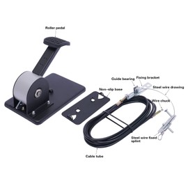 KONKENIE Universal Car Passenger Side Seat Dual Brake Set with Non-Slip Base Drivers Education Brake School Instructor Black,Direct Replacement