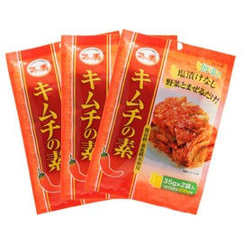 [FACHE] Kimchi no Oto, Korean Cuisine, 1.2 oz (35 g) x 2 Bags x 3