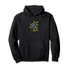 Blueberry Branch Botanical Nature Art Summer Fruit Pullover Hoodie