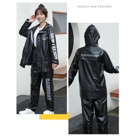 Raincoat, Top and Bottom Rain Gear, Separate Rain Suit, Men's, Women's, Kappa, Motorcycle, Rainwear, Workman, Coating, Large Brim, Waterproof, Breathable, High Visibility, Rain Protection, Bicycle,