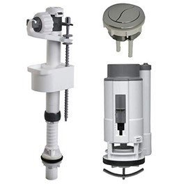 Kit Completo de Descarga Dual para Sanitarios de una Pieza con Botón Superior marca SIAMP