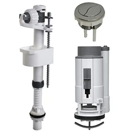 Kit Completo de Descarga Dual para Sanitarios de una Pieza con Botón Superior marca SIAMP