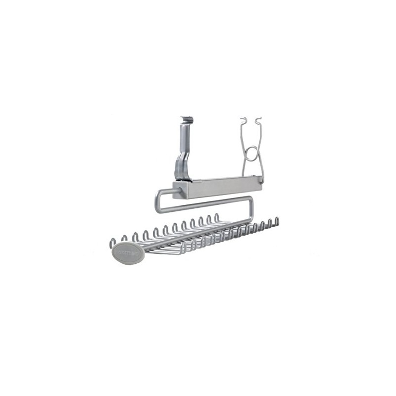 ClosetMaid 78060 Sliding Tie and Belt Rack for Wire Shelving