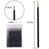 Set of 50 Disposable Eyeliner Brushes, Eyelash and Eyebrow Brushes,