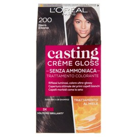 Hair Dye Colour Casting Creme Gloss Ammonia N200 Black Ebony