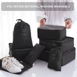 INX 8pcs Bolsas Organizadoras De Maletas Para Viaje Impermeable