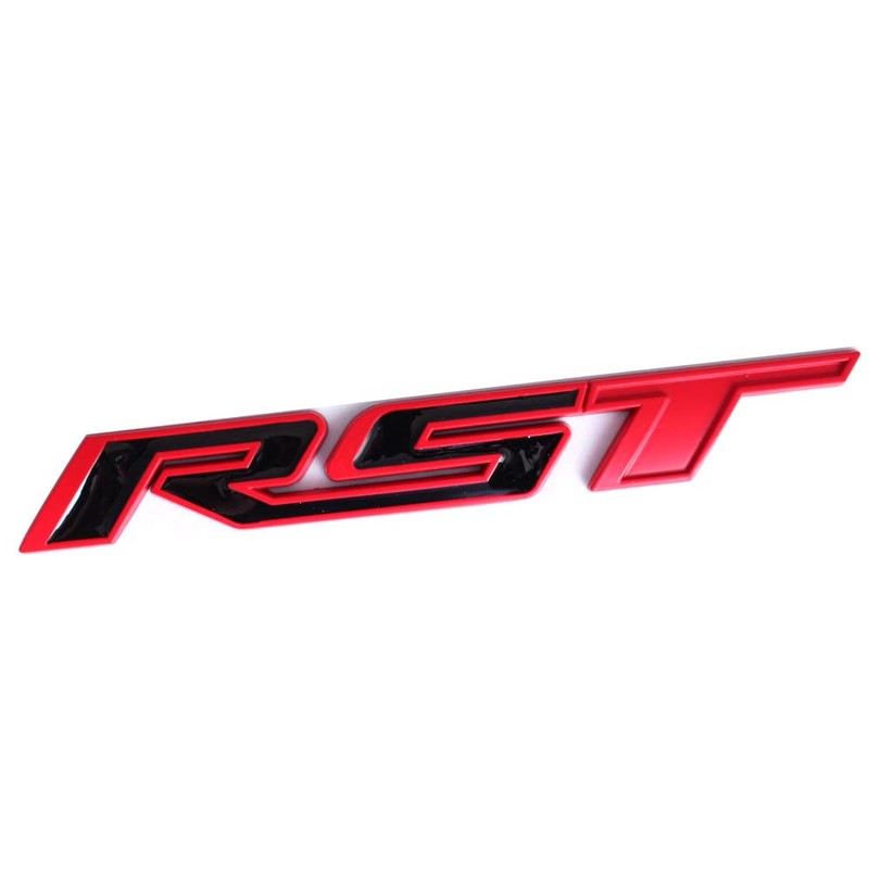 1Pc RST Tailgate Emblem Letter Badge Inserts Sticker Replacement for