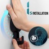 TAILI Black Bathroom Suction Hooks with Vacuum Suction Cups- No